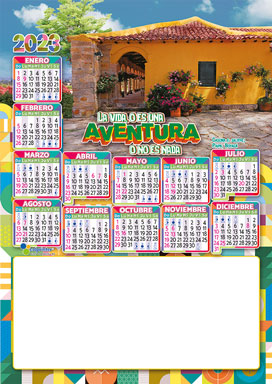 Almanaque Paisajes Cartón 1/8